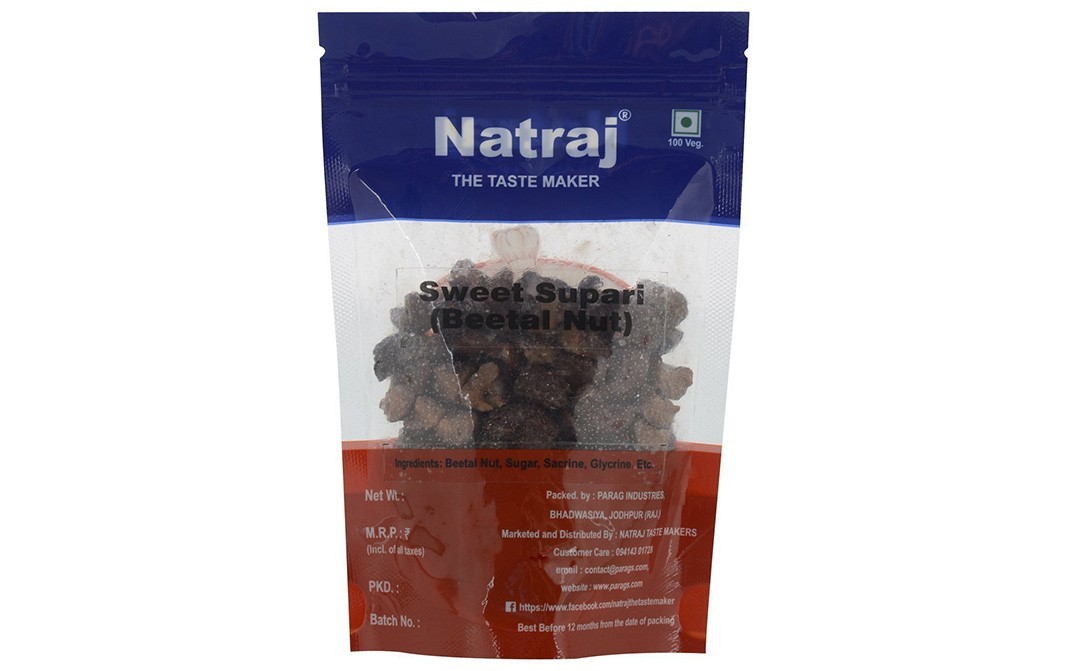 Natraj Sweet Supari (Beetal Nut)    Pack  100 grams